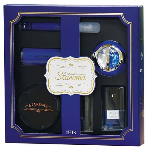 Air Freshener 6 Piece Staroma Gift for Him and Her - Aromate Air For Him