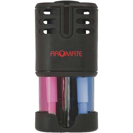 Air Freshener Duel Scent Vent Bottle with 3 Scents - Aromate Air Ice & Golden State