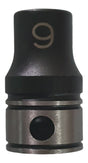 9mm x 3/8 Dr 6pt Thin Wall Socket 1014009B - Dual Action