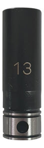 3/8" Drive 6-point 13mm Size Thin-Wall Deep Impact Socket 1114013B - Dual Action