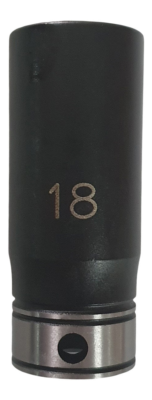 3/8" Drive 6-point 18mm Size Thin-Wall Deep Impact Socket 1114018B - Dual Action