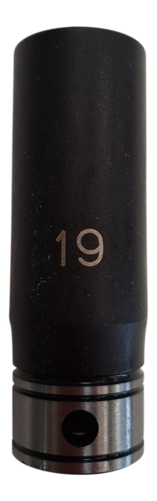 3/8" Drive 6-point 19mm Size Thin-Wall Deep Impact Socket 1114019B - Dual Action