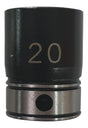 3/8" Drive 6-point 20mm Size Range Thin-Wall Impact Socket 1014020B - Dual Action