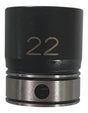 3/8" Drive 6-point 22mm Size Range Thin-Wall Impact Socket 1014022B - Dual Action