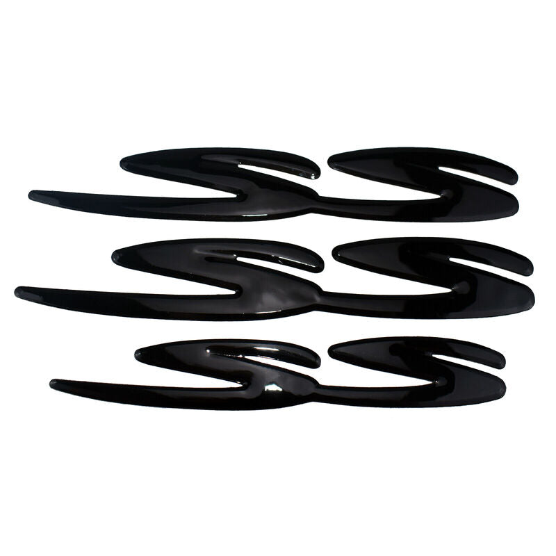 Gloss Black SS Badge Set Ute Sedan Wagon Fit For Holden Commodore VT VU VX BADGE-006-3PCS - Machter
