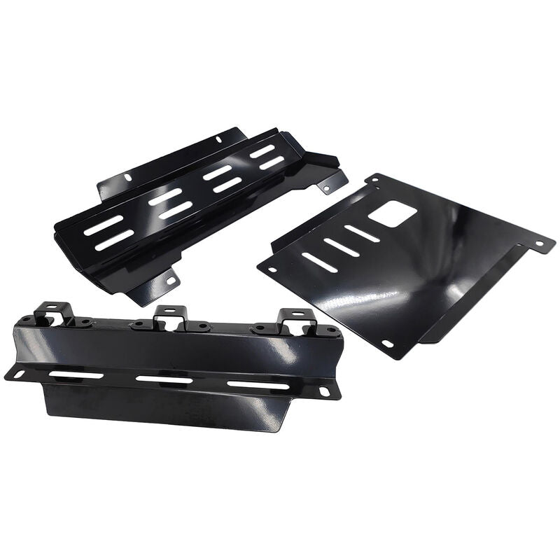 Black Bash Plates Fit For Mazda BT50 For Isuzu D-Max TFS TFR Sump Guard Underbody Protect 2020-ON BASHP-MA001 - Machter