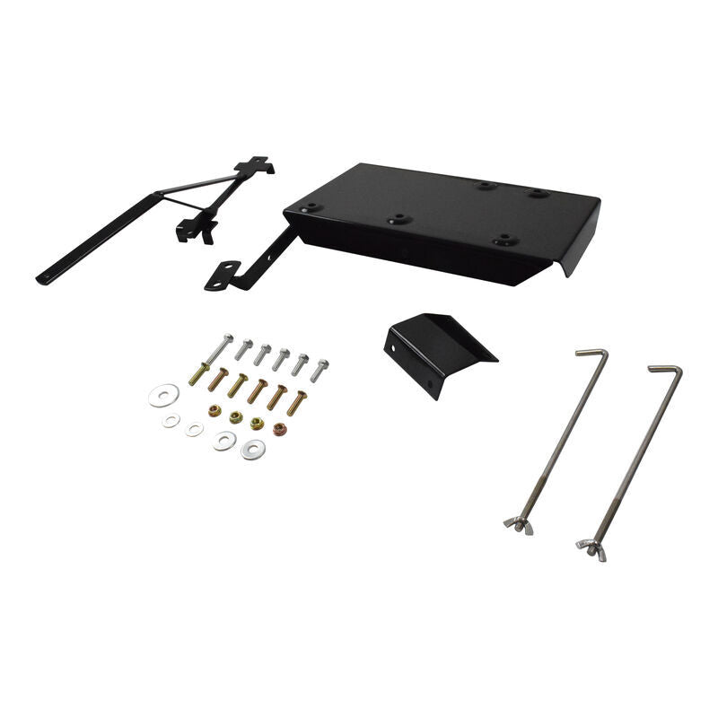 Dual Battery Tray Fit For Nissan GU Patrol 3.0litre 4.2litre Diesel TDI Intercooled Black BATA-NS001-BLACK - Machter