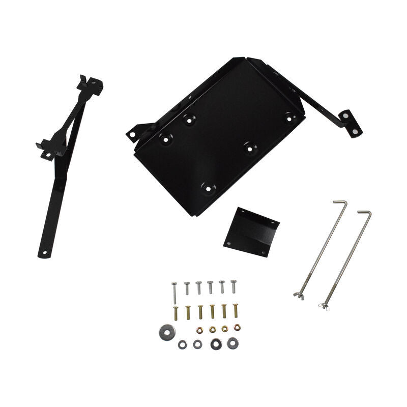 Dual Battery Tray Fit For Nissan GU Patrol 3.0litre 4.2litre Diesel TDI Intercooled Black BATA-NS001-BLACK - Machter