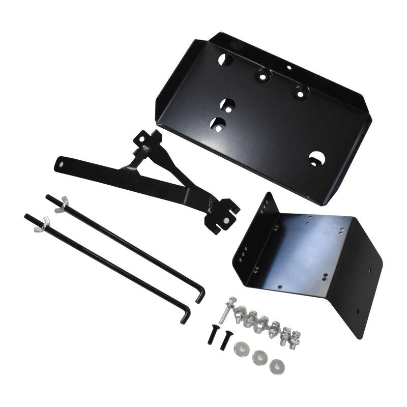 Black Dual Battery Tray Fit For Toyota Hilux 2005-2015 SR 1KD-FTV 3.0L KUN26 KUN25 BATA-TA001-BLACK - Machter