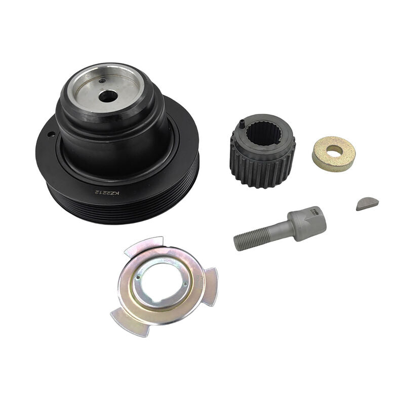Harmonic Balancer Crank Pulley Black Fit For Mitsubishi Pajero NM NP 3.5L 6G74 Auto/ Man 2000-2006 BDP-MB004 - Machter