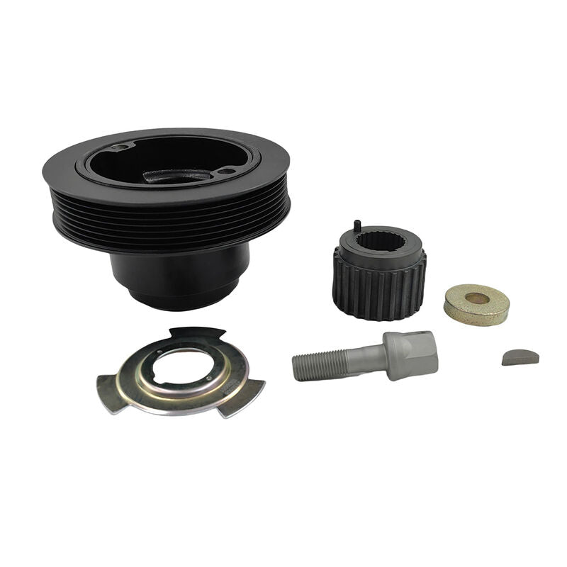 Harmonic Balancer Crank Pulley Black Fit For Mitsubishi Pajero NM NP 3.5L 6G74 Auto/ Man 2000-2006 BDP-MB004 - Machter