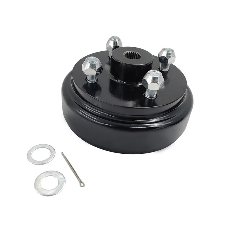 Golf Cart Brake Drum Hub Assembly Fit For EZGO TXT Electric Vehicles 19186G1 1982-ON BDRUM-002-1PCS - Machter