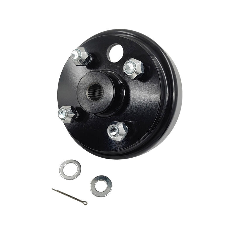 Golf Cart Brake Drum Hub Assembly Fit For EZGO TXT Electric Vehicles 19186G1 1982-ON BDRUM-002-1PCS - Machter
