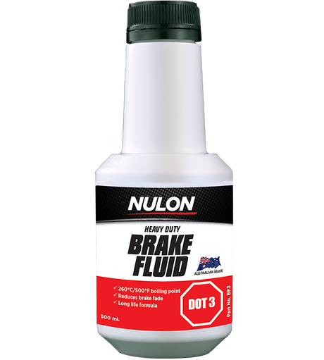 Dot 3 Brake Fluid 500ml - Nulon