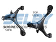 Lower Control Arm RH Fits Honda Civic ES/EU/Hybrid 10/2000-1/2006 (No Ball Joint) BJ3594R-ARM - Selby