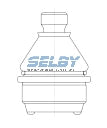 Ball Joint Upper Fits Falcon All AU, BA, BF BJ396 - Selby | Universal Auto Spares