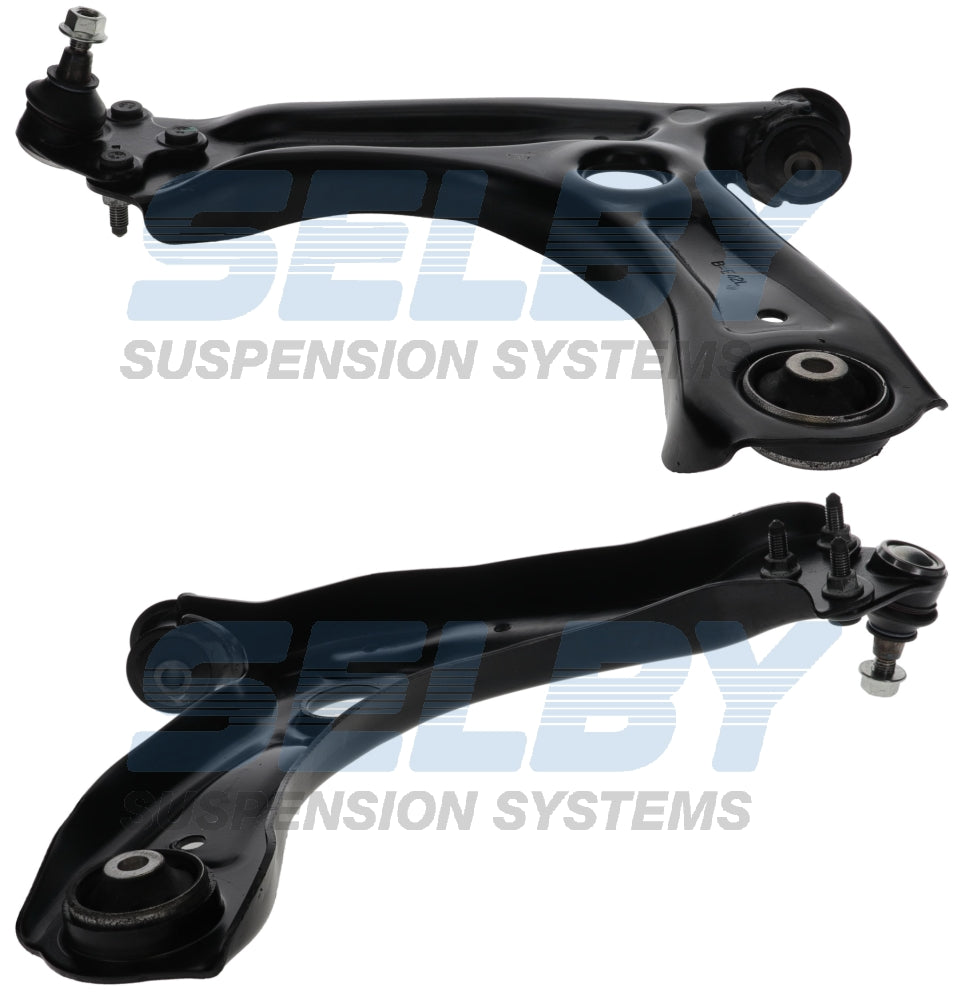 Front Lower Control Arm (Left) Fits VW Polo 6R, Audi A1 8X, Skoda Fabia Without Ball Joint BJ4017L-ARM - Selby