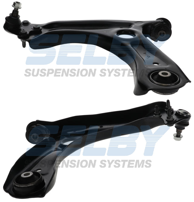 Front Lower Control Arm (Left) Fits VW Polo 6R, Audi A1 8X, Skoda Fabia Without Ball Joint BJ4017L-ARM - Selby