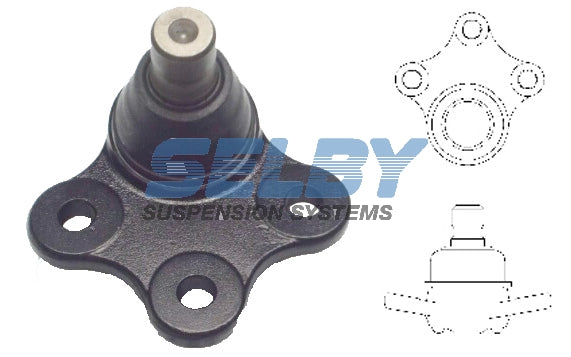 Ball Joint Front Lower Fits Ford Mondeo 93-00 MK1 MK2, Cougar 98-01 BJ408 - Selby | Universal Auto Spares