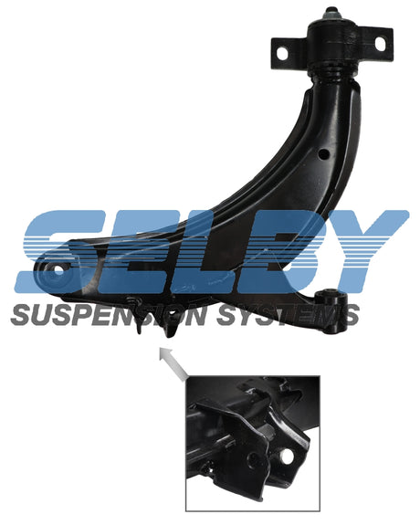 Front Lower Control Arm Fits Subaru Impreza 93-04 Dog Bone Pipe and Sway Bar Right BJ4141R-ARM - Selby