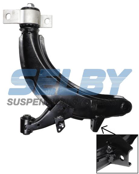 Front Lower Control Arm (Left) Fits Subaru Impreza 02 - ON with Ball Joint and Sway Bar Bracket BJ4143L-ARM - Selby