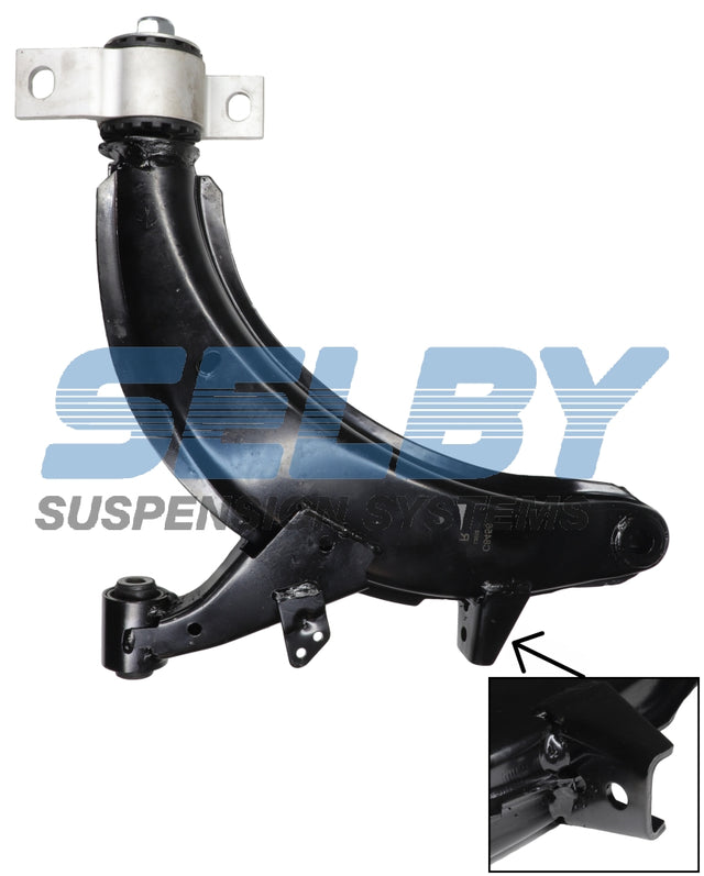 Front Lower Control Arm (Left) Fits Subaru Impreza 02 - ON with Ball Joint and Sway Bar Bracket BJ4143L-ARM - Selby