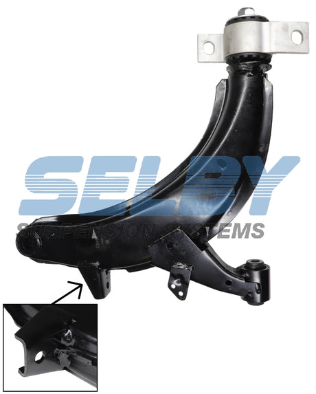 Front Lower Control Arm Fits Subaru Impreza 02 ON with Ball Joint & Sway Bar Bracket Right BJ4143R-ARM - Selby