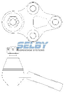 Ball Joint Lower Fits Vitara 5/1988 - 1998 BJ7542 - Selby | Universal Auto Spares