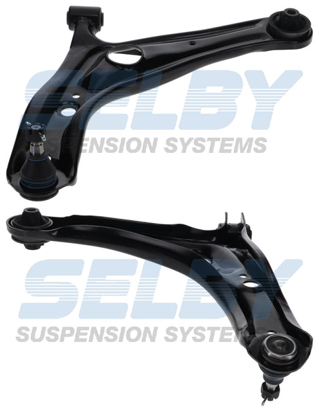 Right Front Lower Control Arm Fits Toyota Echo NCP 0R with 12mm Mounting Holes BJ8748R-ARM - Selby