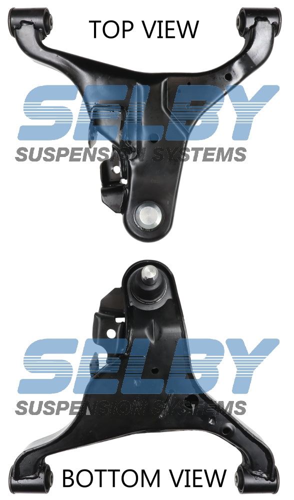 Lower Control Arm (LH) Fits Navara D40 24mm Pin Ball Joint BJ8823L-ARM - Selby