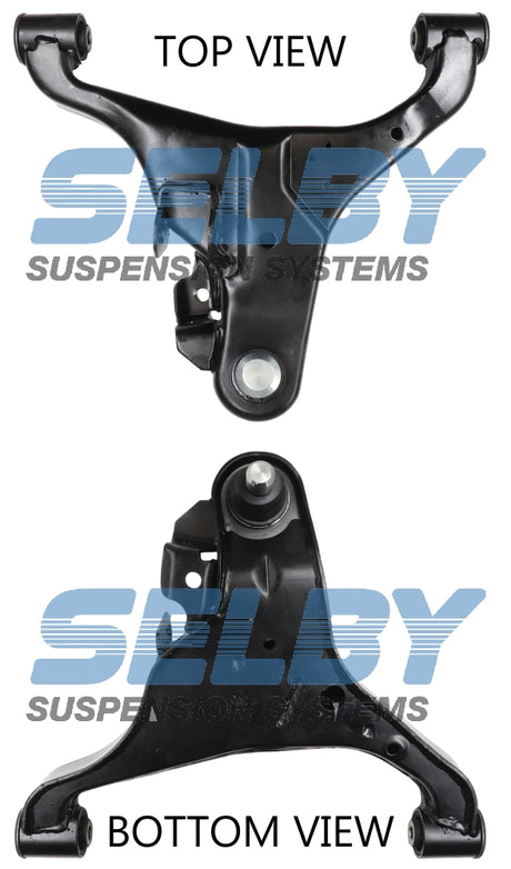 Lower Control Arm (LH) Fits Navara D40 24mm Pin Ball Joint BJ8823L-ARM - Selby