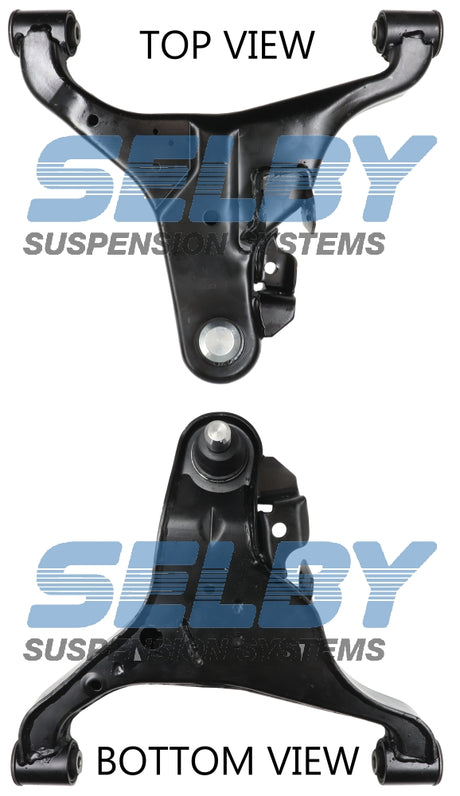 Lower Control Arm (RH) Fits Navara D40 24mm Pin Ball Joint BJ8823R-ARM - Selby