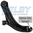 FRT LOWER CTRL ARM (L) Fits NISSAN MICRA K12 07-10 16mm Spigot BJ8918L-ARM - Selby