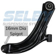 FRT LOWER CTRL ARM (R) Fits NISSAN MICRA K12 07-10 16mm Spigot BJ8918R-ARM - Selby