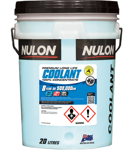 Blue Premium Long Life Coolant 100% Concentrate - Nulon 20L