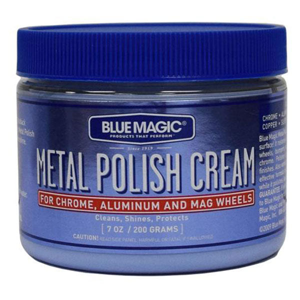 Metal Polish Cream For Chrome, Aluminum and Mag Wheels 198g - Blue Magic