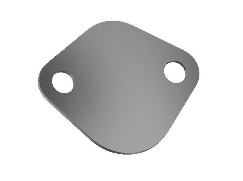 EGR Blanking Plate Fit For Toyota Landcruiser FJ40 60 series F, 2F, Fuel Pump Steel - Machter