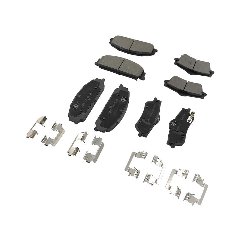 8 Pcs x Front & Rear Brake Pad With Clips Fit For Holden Calais Caprice Commodore VE Statesman WM BPAD-HLN001 - Machter