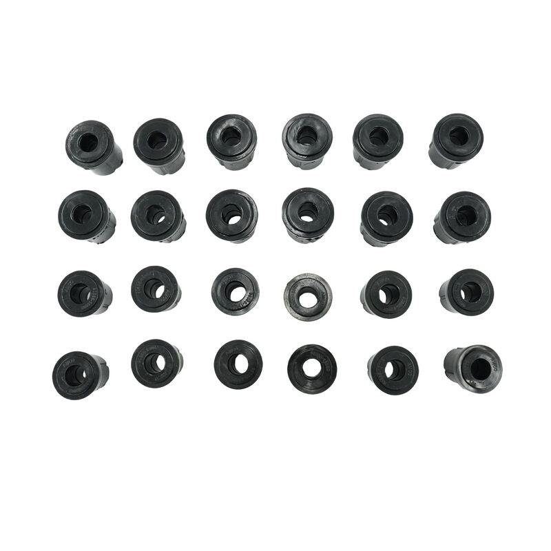 24 Pcs Front & Rear Rubber Shackle Bushes Fit For Toyota Landcruiser FJ75 HJ75 FZJ75 HZJ75 4X4 1984-1999 BUSH-TA012-24PCS - Machter