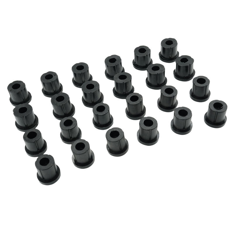 24 Pcs Front & Rear Rubber Shackle Bushes Fit For Toyota Landcruiser FJ75 HJ75 FZJ75 HZJ75 4X4 1984-1999 BUSH-TA012-24PCS - Machter