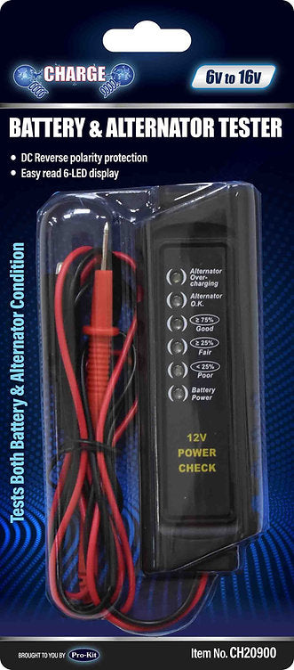 Battery & Alternator Tester - PKTool