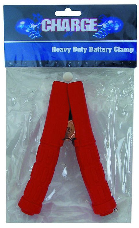 Battery Clamp 600AMP Red Insulated Heavy Duty - Charge