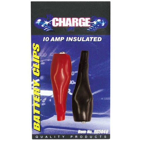 Battery Clip 2 Piece 10AMP Insulated - Charge | Universal Auto Spares