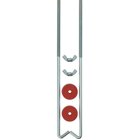 Battery Hold Down Clamp J Hook - 2 Piece 10″ - Charge