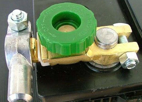 Battery Terminal 1 Piece Brass Isolater Type - Charge