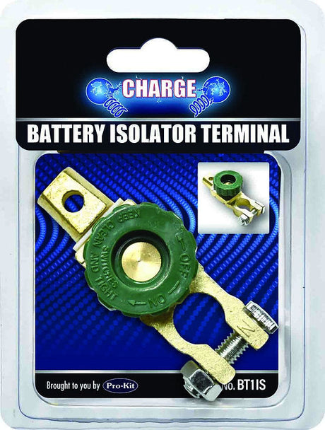 Battery Terminal 1 Piece Brass Isolater Type - Charge | Universal Auto Spares