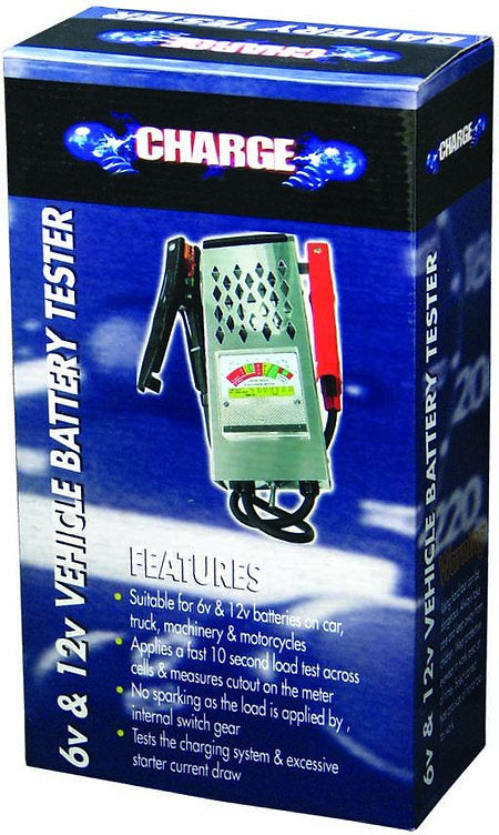 Battery Tester Suitable For 6V & 12V Only - Charge