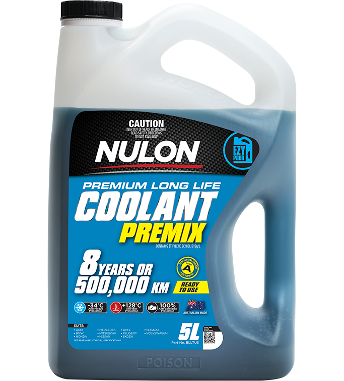Blue Premium Long Life Coolant Premix - Nulon | Universal Auto Spares