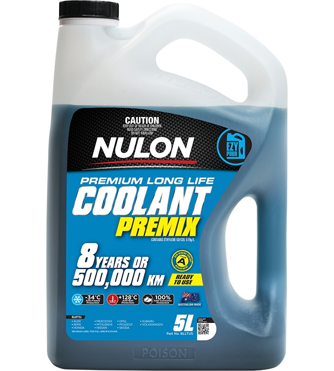 Blue Premium Long Life Coolant Premix - Nulon 5L