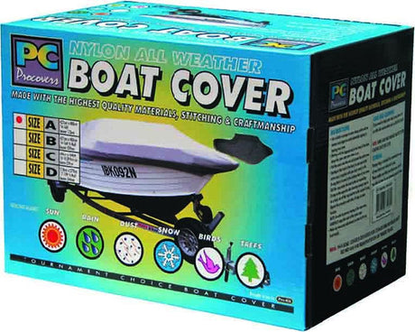 Boat Cover Small Nylon 14 -16ft X 68″ / 1.7m - PC Procovers